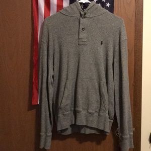 Gray Polo by Ralph Lauren Hoodie.